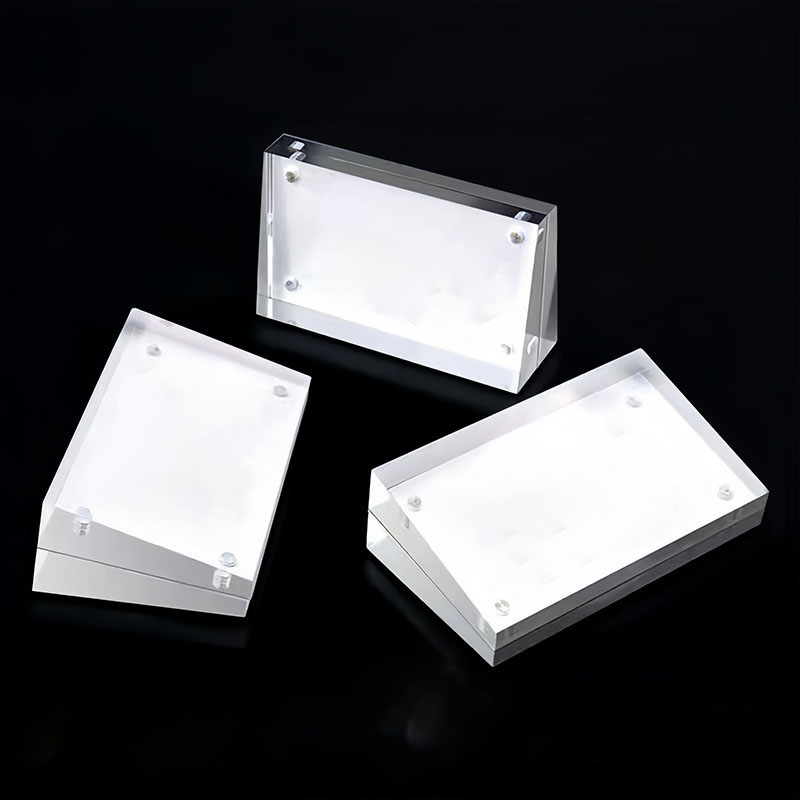 Transparent Acrylic Card Block Holder